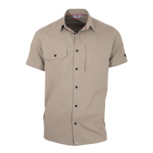 Maul Short Sleeve Shirt Cordoba 3XT (Stretch, breathable, comfortable fit) beige Men